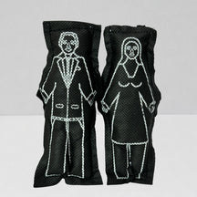 Casal de Bonecos para Rituais Vodu